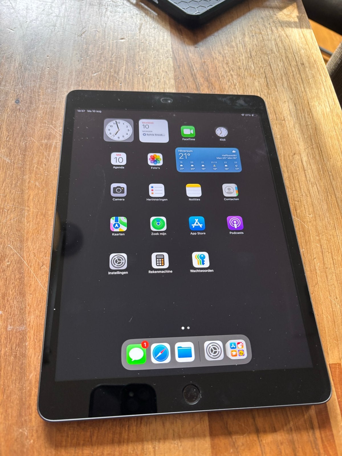 Apple iPad (7e generatie) 128GB Wi-Fi, 10 inch, Gebruikt, Apple iPad, Zwart