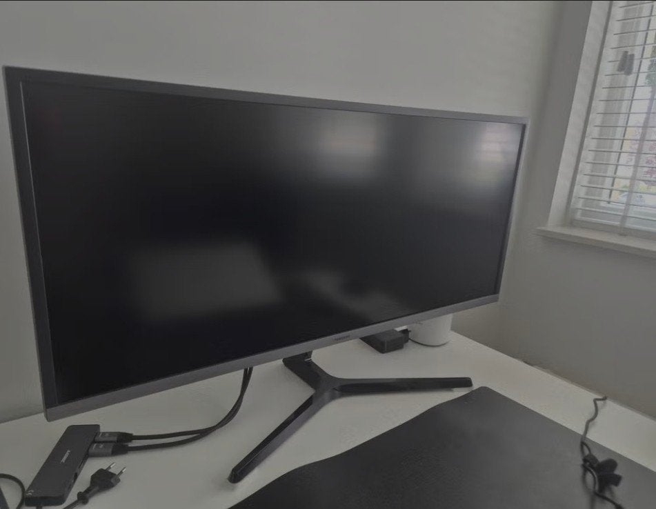 Samsung LS34J550WQRXEN, Ophalen, IPS, Full HD, Zo goed als nieuw