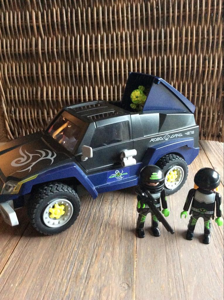 Playmobil Robo Gang Truck met 2 figuren - Set 4878, Kinderen en Baby's, Speelgoed | Playmobil, Ophalen of Verzenden, Zo goed als nieuw