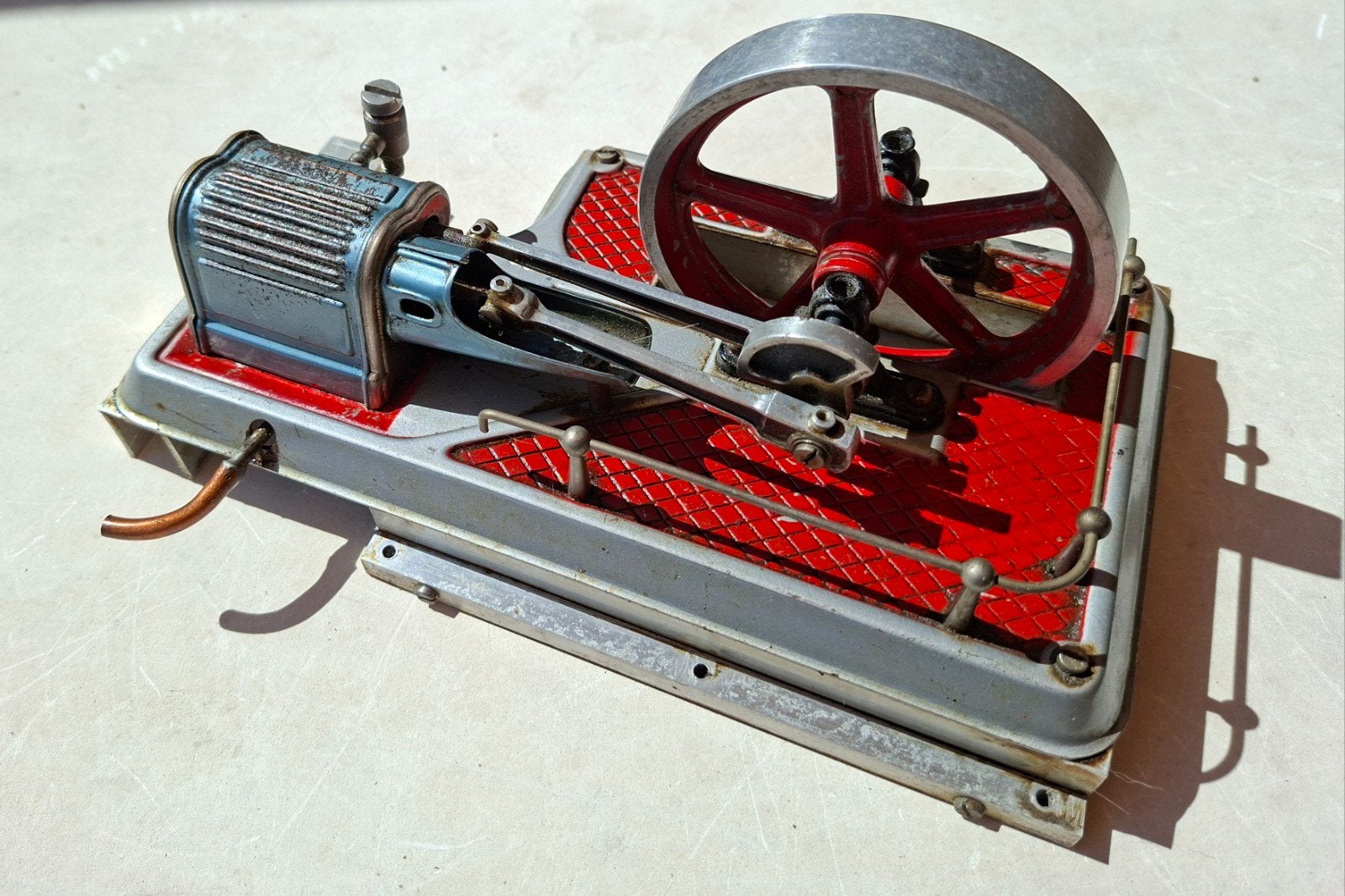 Stoommachine zonder stoom ketel, Ophalen of Verzenden, Gebruikt