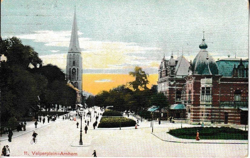 ARNHEM - VELPERPLEIN, Ophalen of Verzenden, Voor 1920, Gelopen, Gelderland