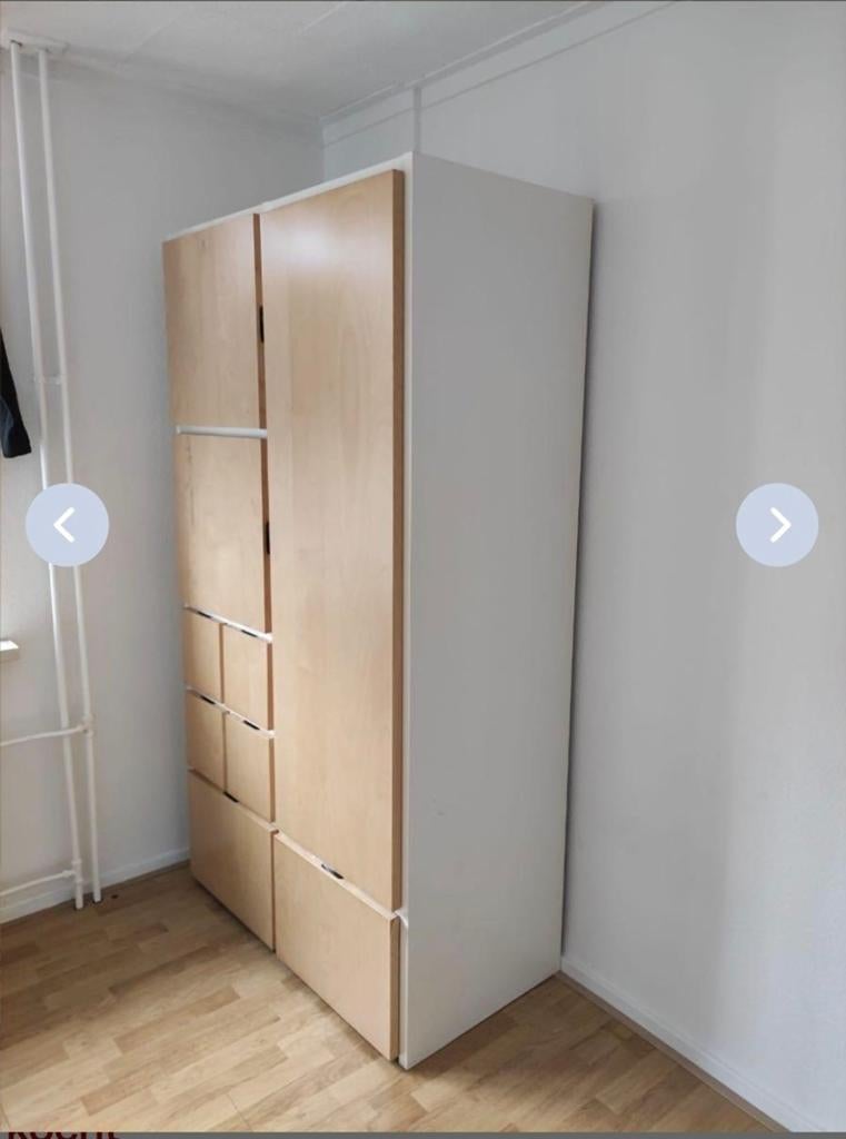 Beautiful Ikea Visthus wardrobe in good condition., Gebruikt, 100 tot 150 cm, 200 cm of meer, Ophalen of Verzenden