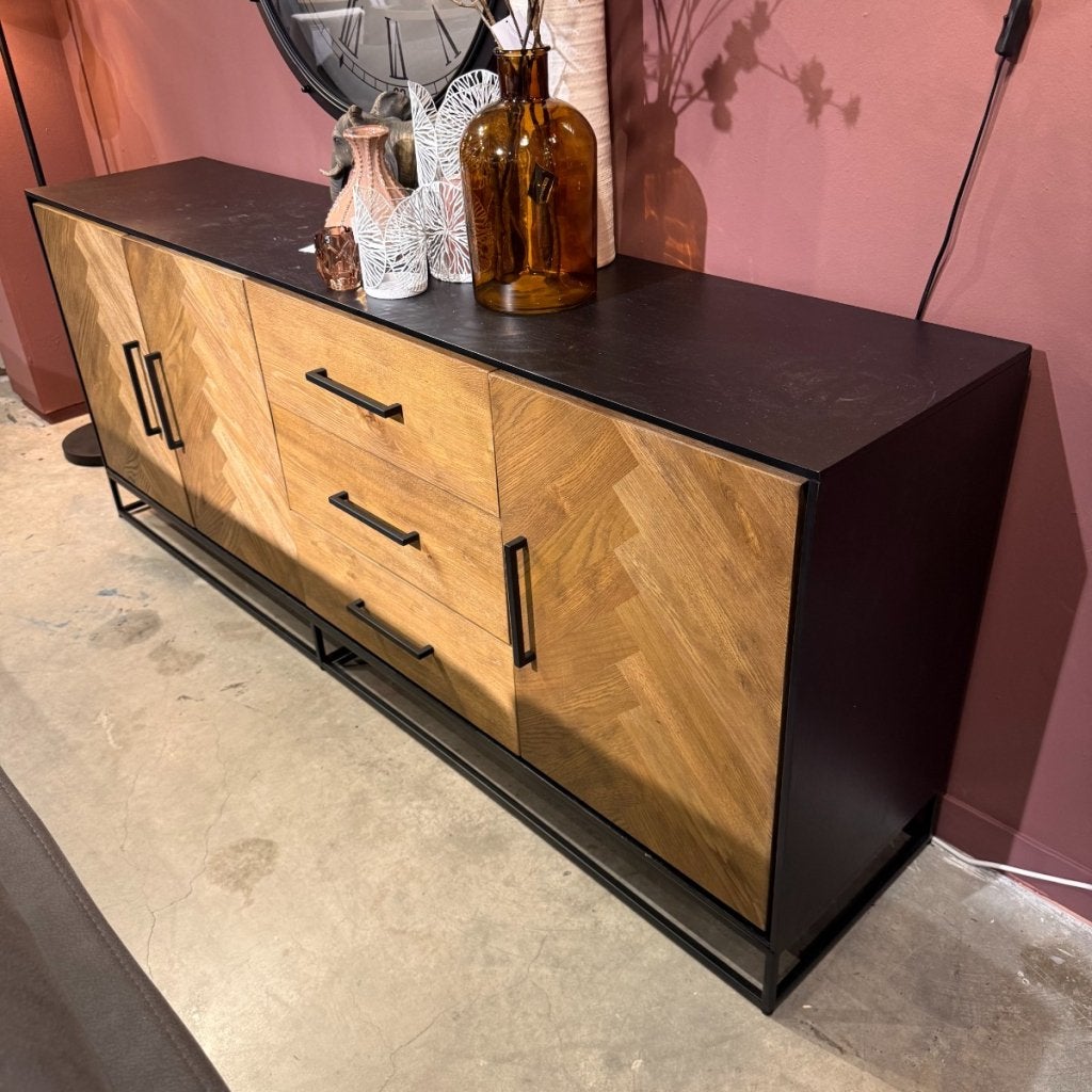 Dressoir Vinito - 200cm - Pronto Wonen, Huis en Inrichting, Kasten | Dressoirs, Niet ingevuld, Niet ingevuld, Niet ingevuld