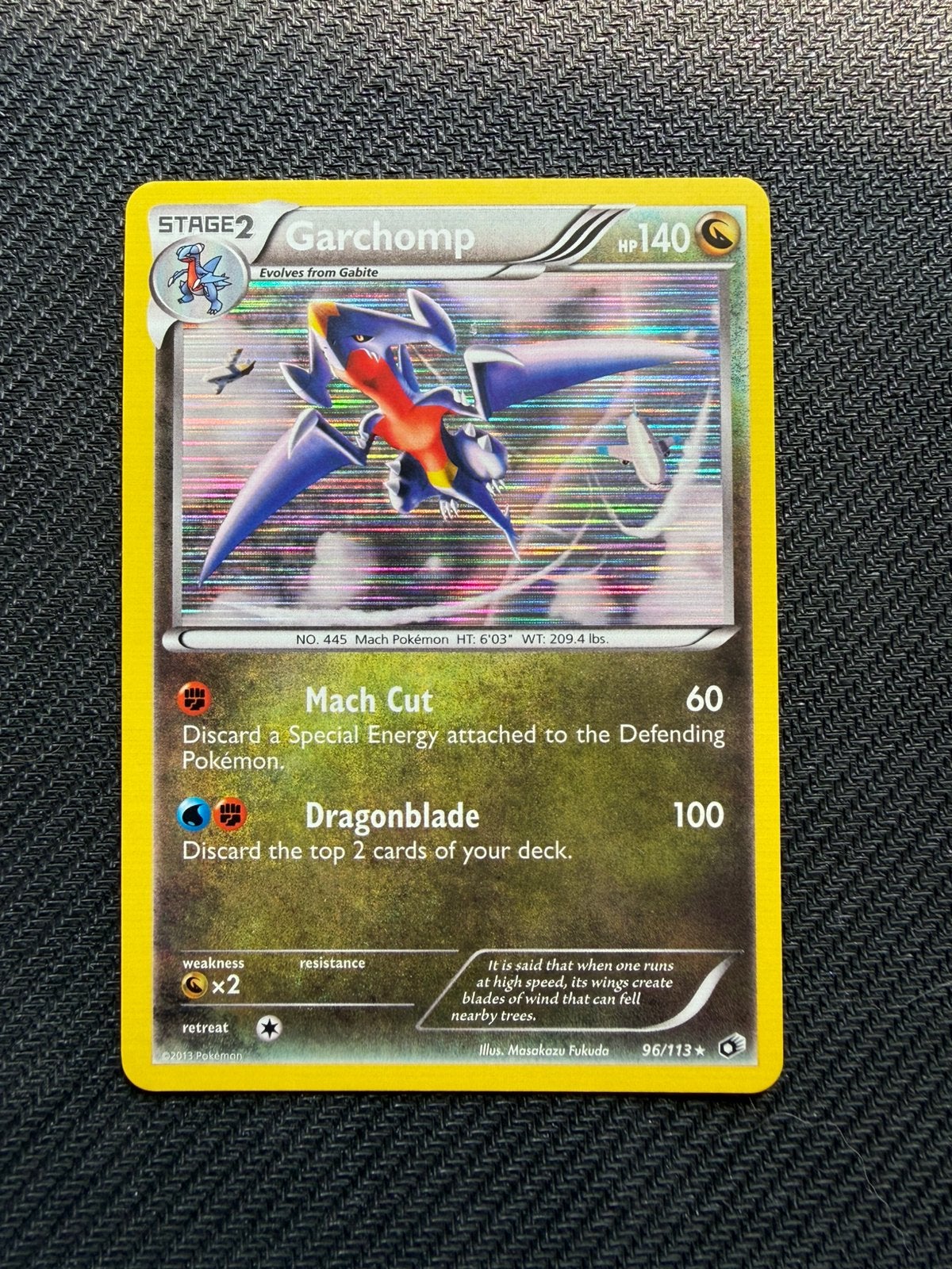 Garchomp 96/113 Holo Legendary Treasures Pokemon, Ophalen, Nieuw, Losse kaart