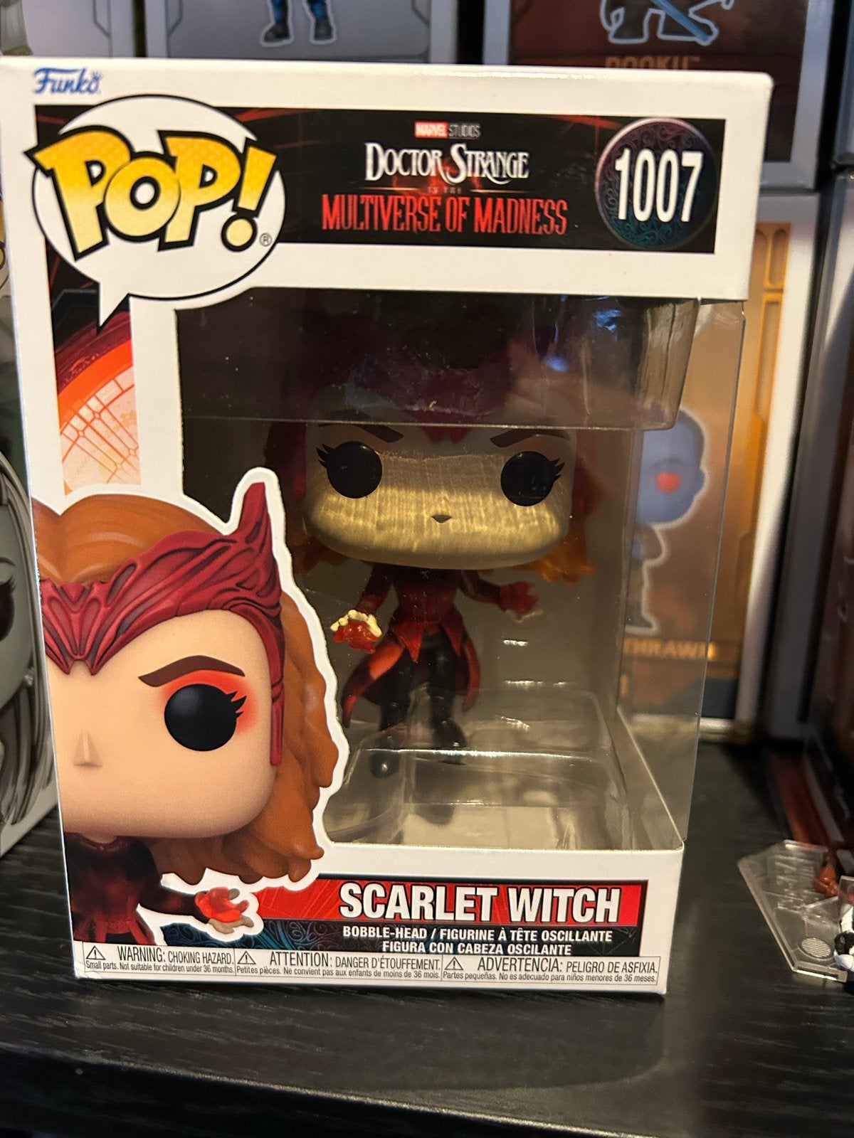 Funko Pop! Marvel Scarlet Witch 1007 Doctor Strange, Ophalen of Verzenden, Zo goed als nieuw