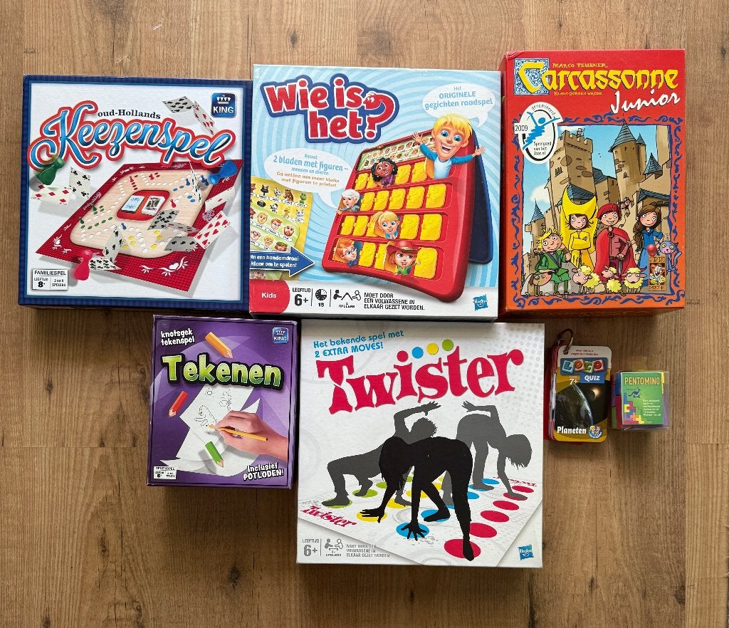 Bordspellen pakket, Ophalen, Zo goed als nieuw