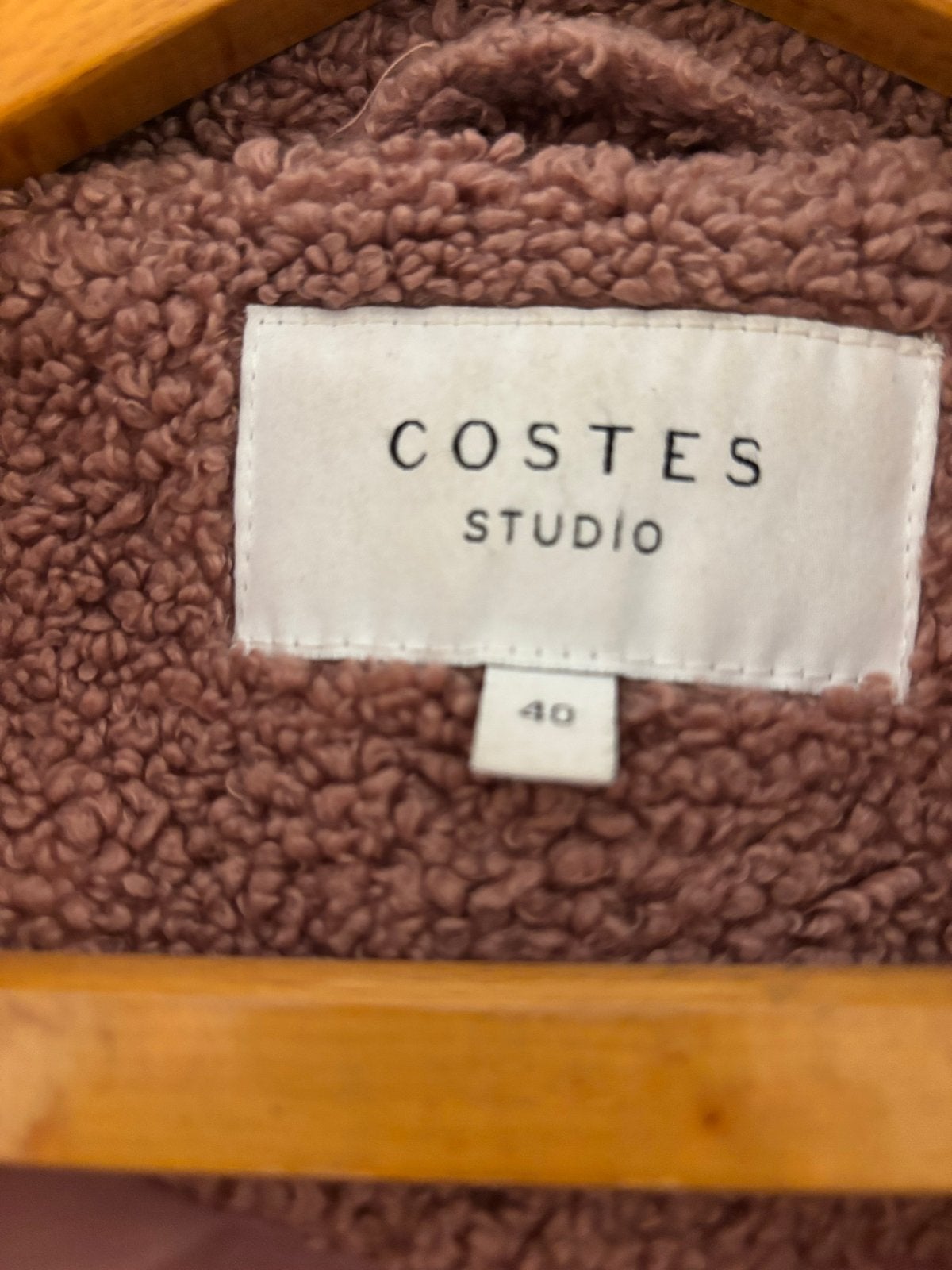 Costes Studio Teddy Jas Maat 40 - Zo goed als nieuw, Ophalen, Zo goed als nieuw, Maat 38/40 (M), Roze