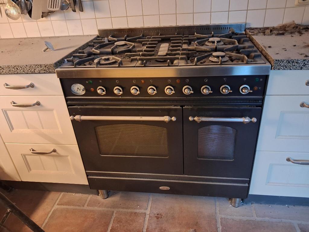 boretti, Witgoed en Apparatuur, Fornuizen, Ophalen, Gebruikt, 60 cm of meer, Gas