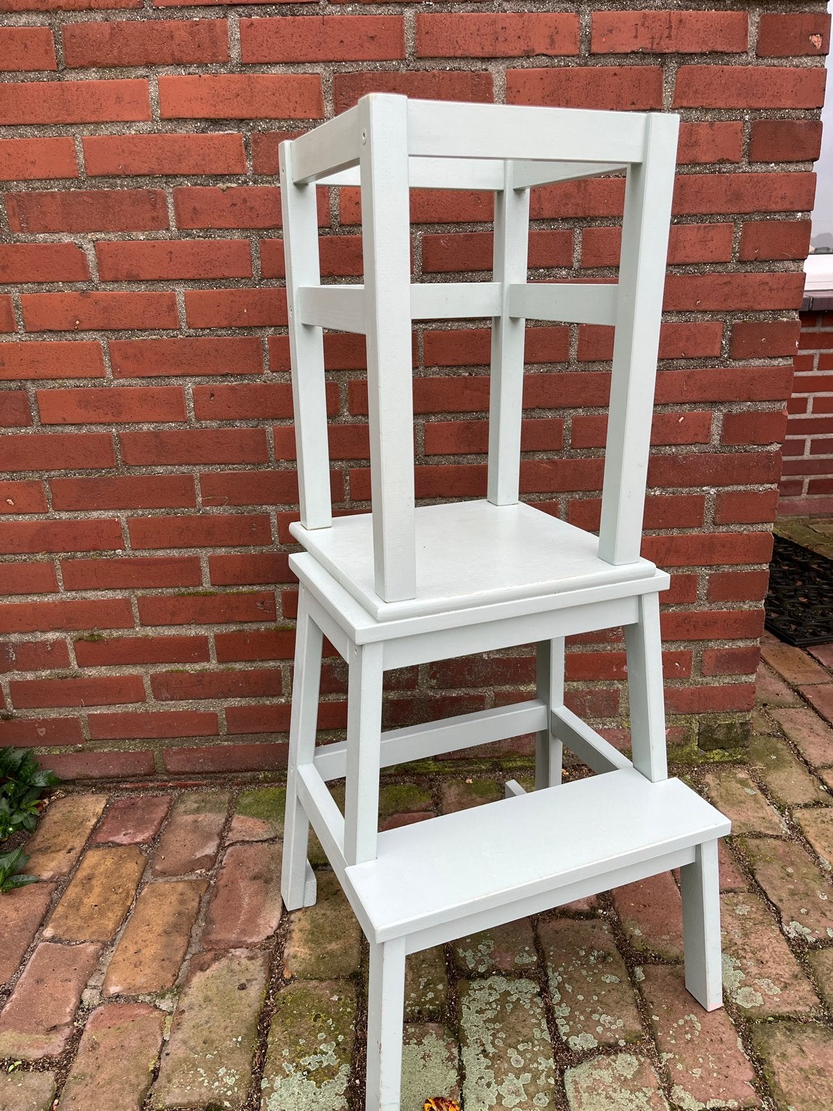 Houten Montessori learningtower leertoren Ikea hack, Kinderen en Baby's, Kinderstoelen, Ophalen of Verzenden, Gebruikt, Meegroeistoel