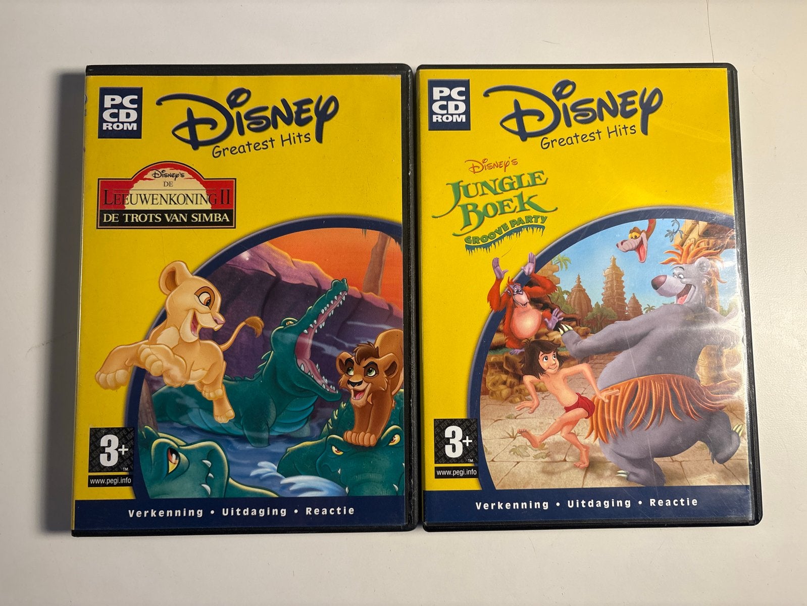 Disney PC CD ROM Games: De Leeuwenkoning & Jungle Boek, Avontuur en Actie, Gebruikt, 1 speler, Ophalen of Verzenden