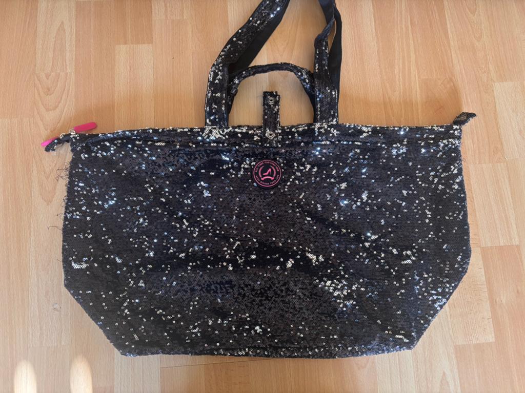 Alltime favourites kleine shopper zwart pailetten, Ophalen, Zo goed als nieuw, Zwart, Shopper