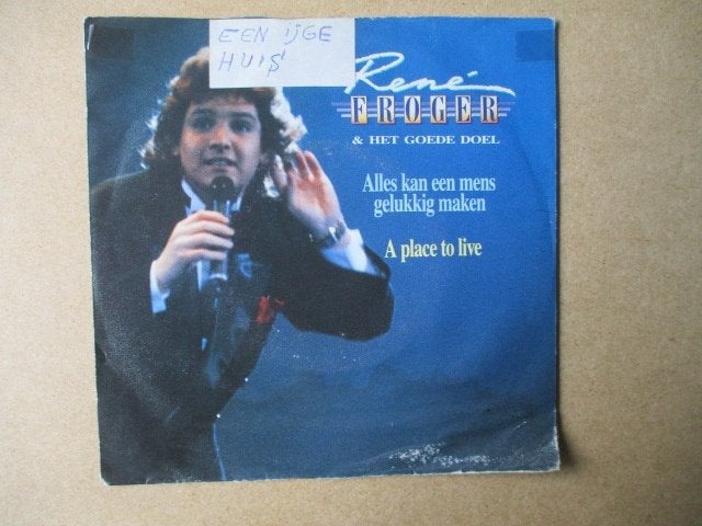 s0204 rene froger en het goede doel - alles kan een mens, Cd's en Dvd's, Ophalen, Gebruikt, 7 inch, Overige genres