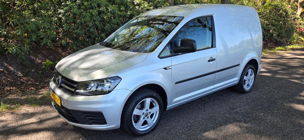 VW Caddy 2.0 tdi 2018  zilvergrijs prijs is excl btw, Voorwielaandrijving, Stof, 4 cilinders, Volkswagen