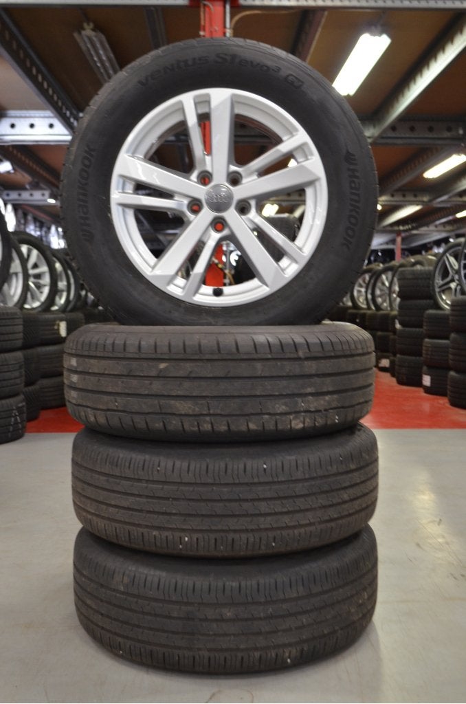 Org. 17" Audi Q3 Velgen 5x112 ET40 7x17 + Zomerbanden, Niet ingevuld, Banden en Velgen, Niet ingevuld, 17 inch
