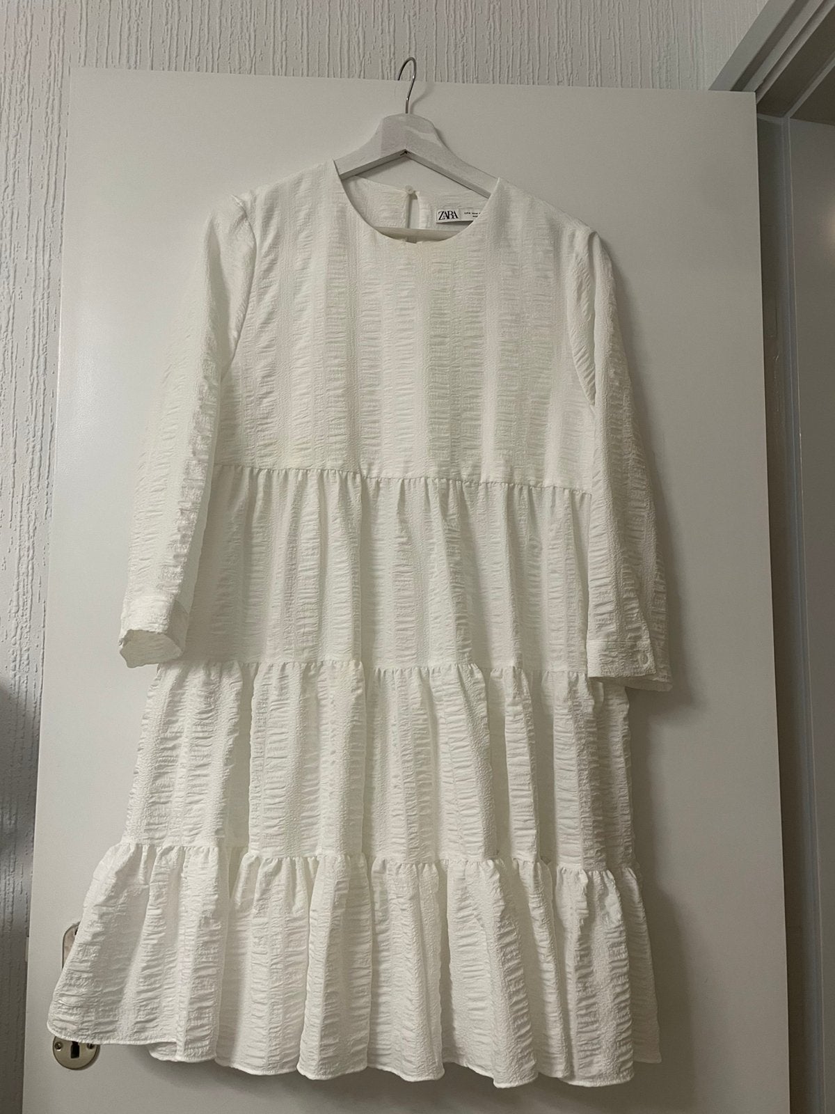 Jurk wit zara wit maat m, Maat 38/40 (M), Wit, Nieuw, Ophalen of Verzenden