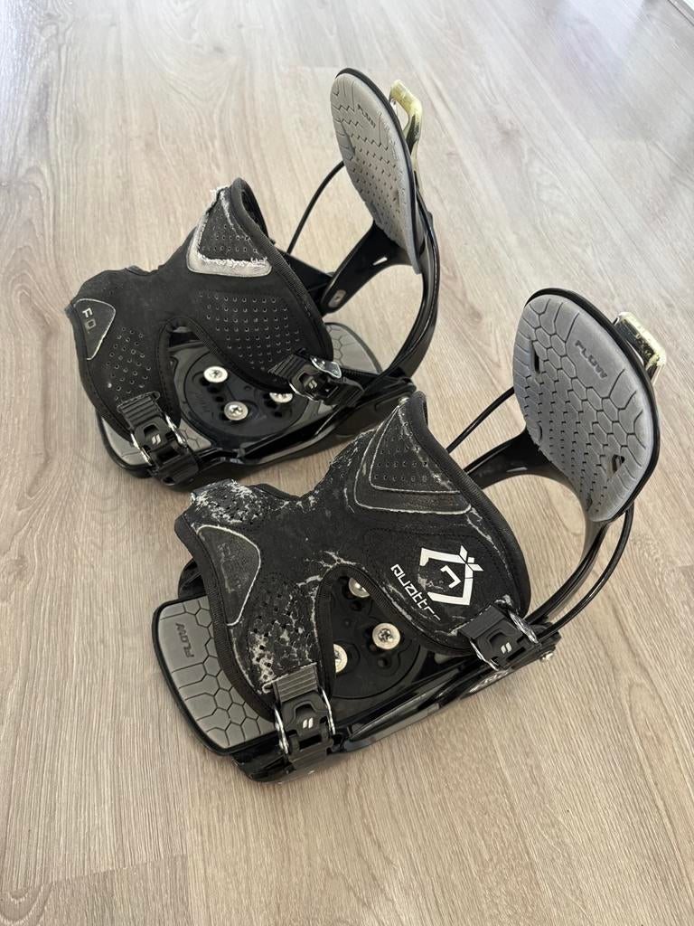Flowbindingen Snowboard - maat M - Flow Quattro - Zwart, Ophalen of Verzenden, Gebruikt, Bindingen