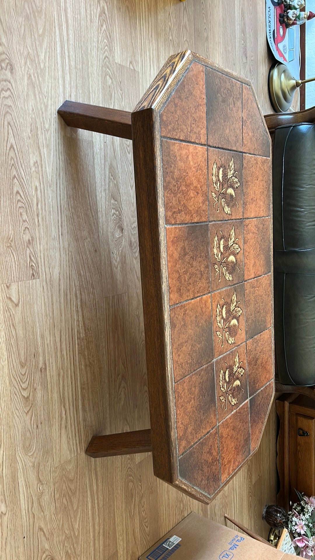 Salon tafel, Ophalen