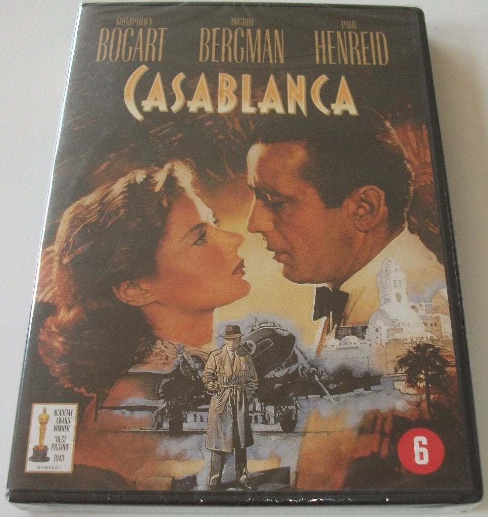 Dvd *** CASABLANCA *** Populairste geliefde film *NIEUW*, Frans, Vanaf 6 jaar, Spaans, Nieuw in verpakking