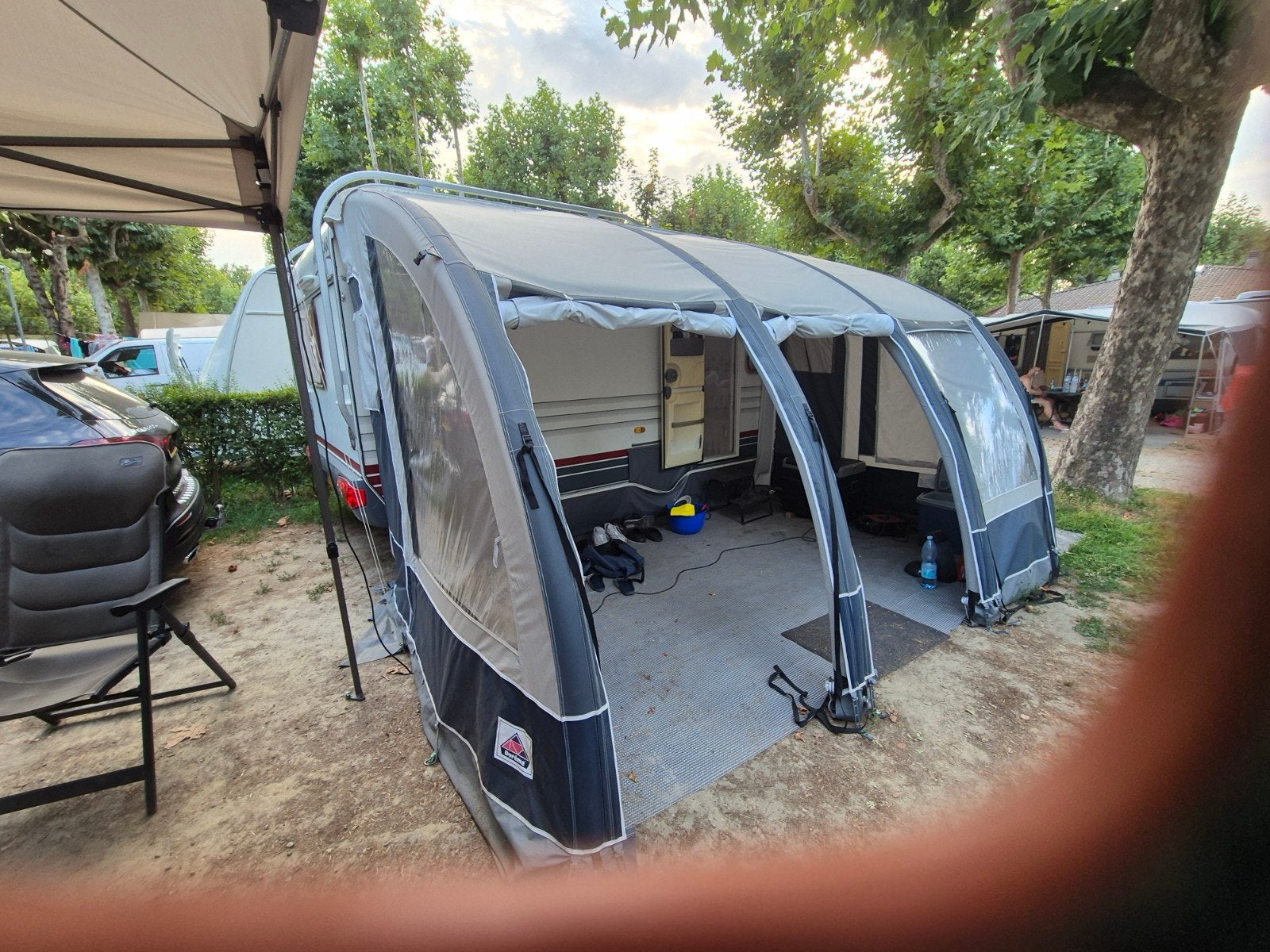 dorema opblaasbare voortent, Caravans en Kamperen, Ophalen, Zo goed als nieuw, Ten Cate All Season 240g/m2, Dorema