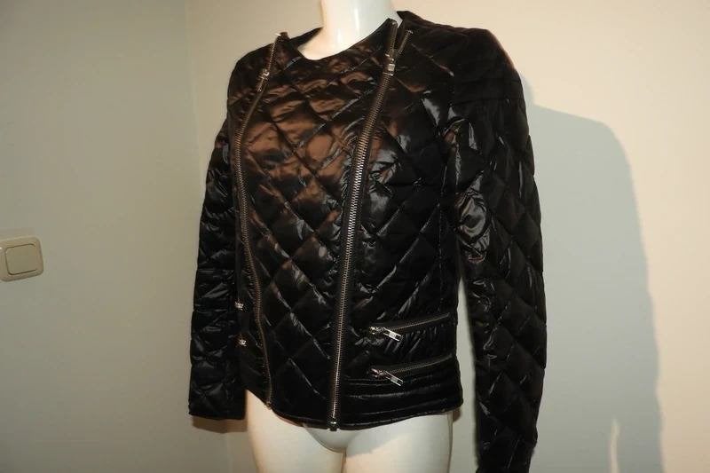 The Kooples gevoerde jas dubbele rits Als Nieuw M, Maat 38/40 (M), Verzenden, Zwart, Zo goed als nieuw