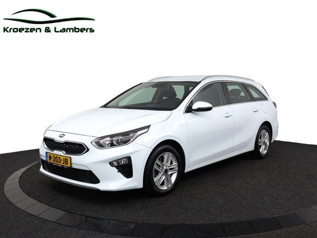 Kia Ceed Sportswagon 1.0 T-GDi Dynamic Line (bj 2021), Auto's, Voorwielaandrijving, Stof, Gebruikt, Wit
