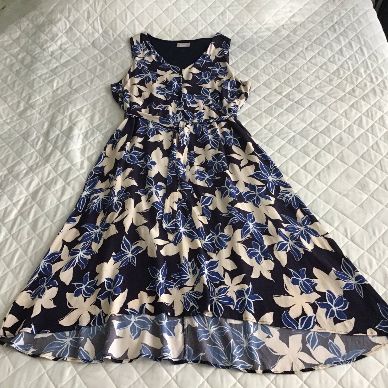 Jurk mt.44 CASSIS €20,- incl. verz., Kleding | Dames, Blauw, Maat 42/44 (L), Ophalen of Verzenden, Zo goed als nieuw