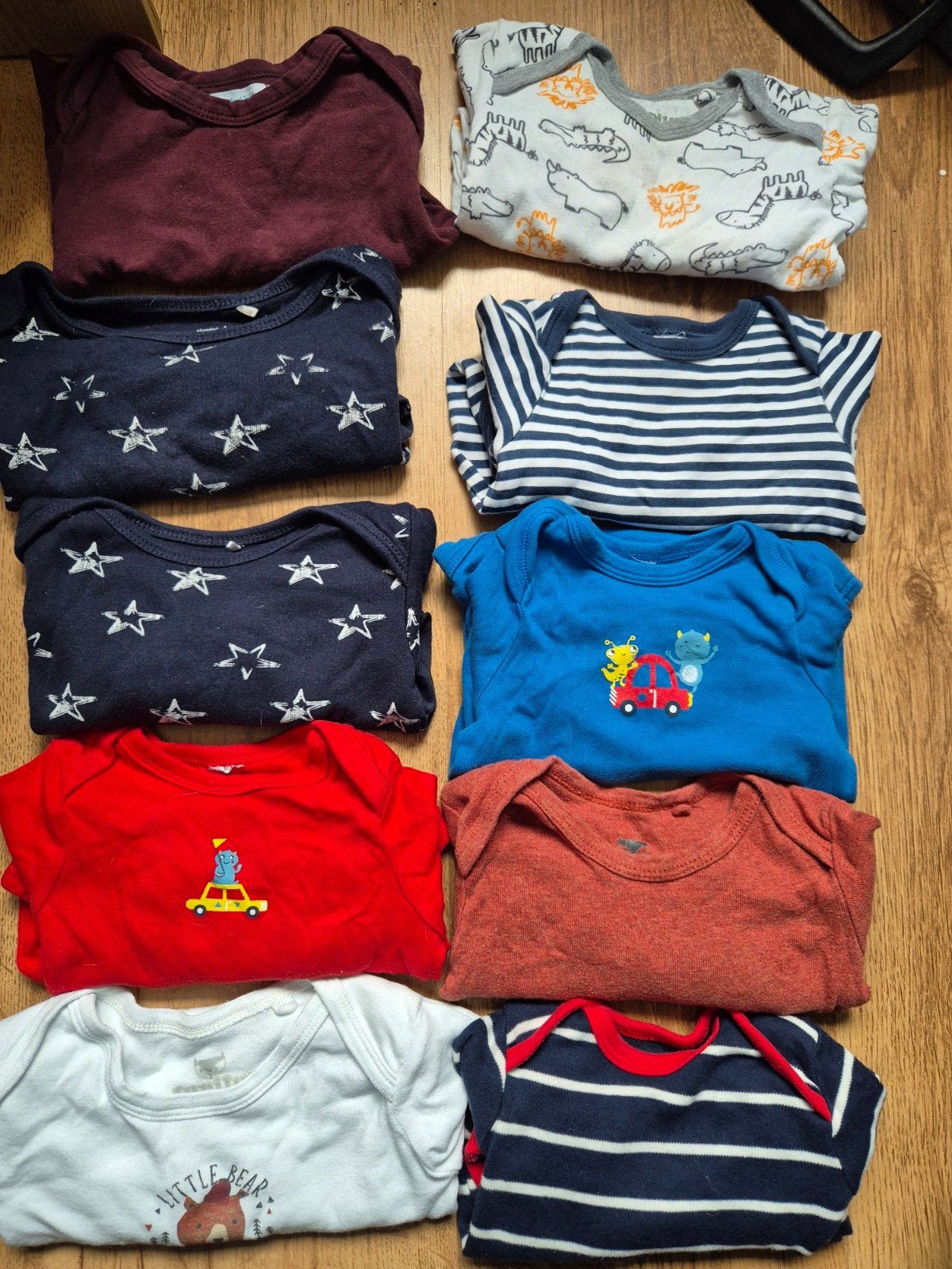 10 rompers lange mouw, maat 62-68, Kinderen en Baby's, Ophalen of Verzenden, Gebruikt, Maat 62