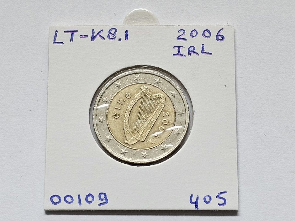 2-euromunt Ierland (IRL) 2006 Koers LT-K8.1, Ophalen of Verzenden, Ierland, 2 euro, Losse munt