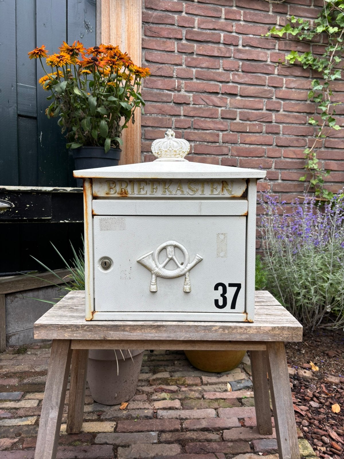 Oud Hollandse Brievenbus, Ophalen of Verzenden, Gebruikt, Wandbrievenbus