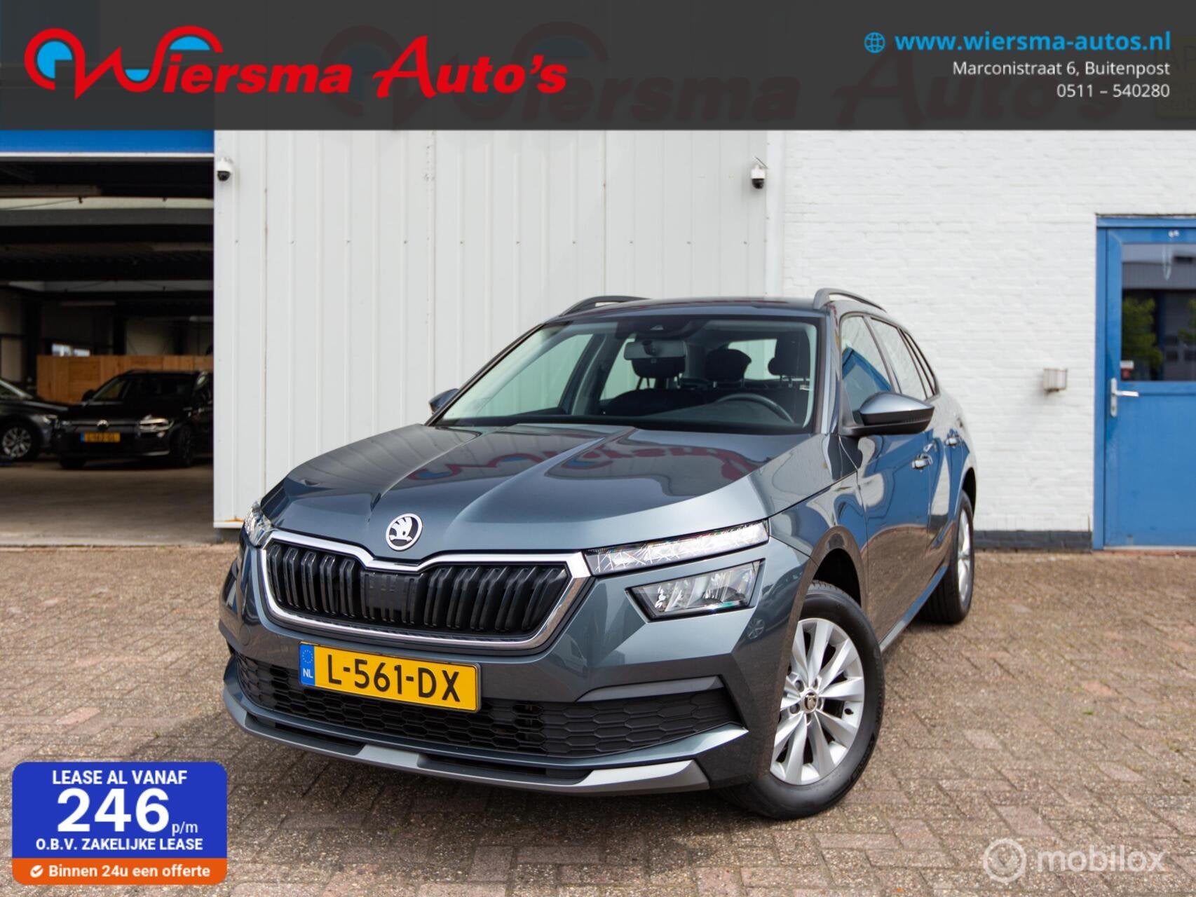 Skoda Kamiq 1.0 TSI Ambition|Orig NL|Afleverklaar|Carplay|Le, Auto's, Euro 6, 49 €/maand, Origineel Nederlands, Handgeschakeld