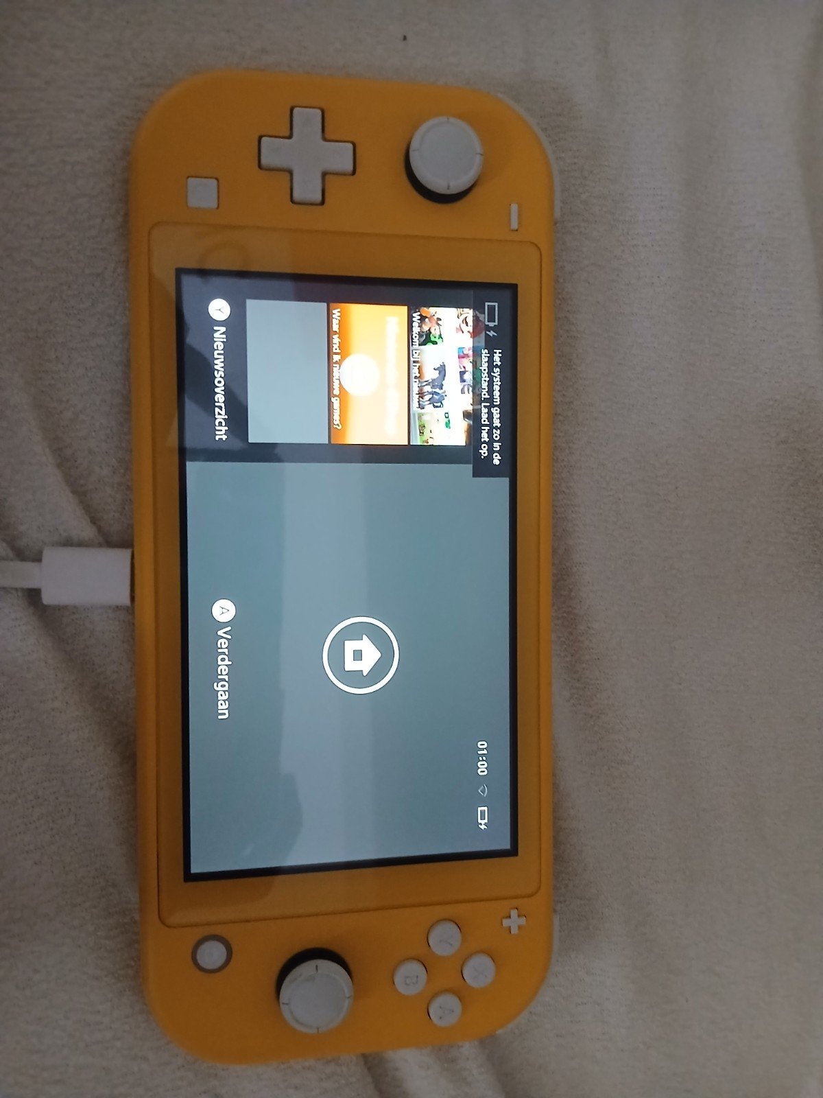 Nintendo Switch Lite + Spellen, Hoesje, Tasje of Behuizing, Ophalen of Verzenden, Draadloos, Gebruikt