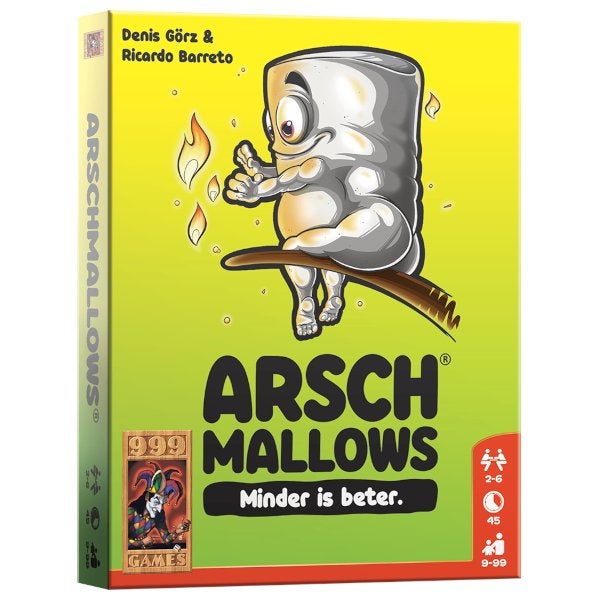 Arschmallows Basisspel 999 Games Kaartspel Nieuw, 999 Games, Nieuw, Ophalen of Verzenden, Vijf spelers of meer