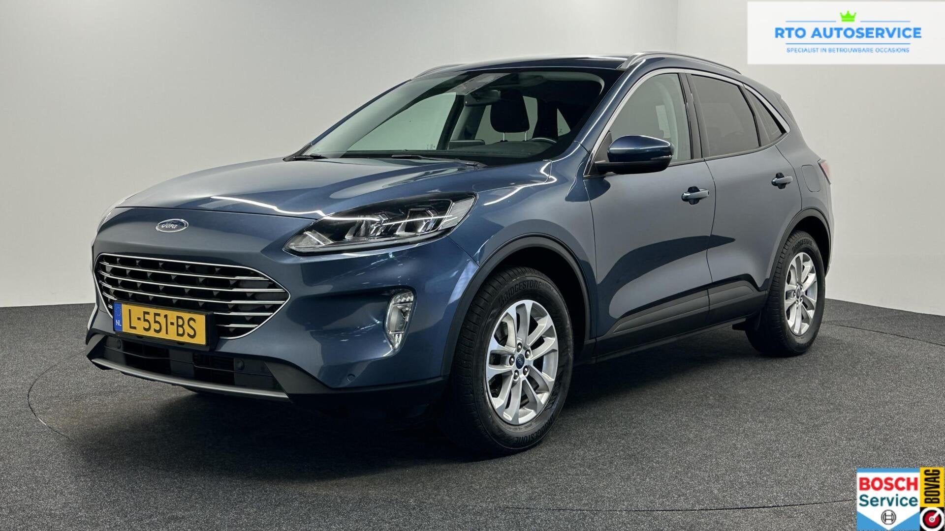 Ford Kuga 1.5 EcoBoost Titanium CAMERA ECC CRUISE LED LM DAB, Voorwielaandrijving, Gebruikt, Met garantie (alle), Blauw