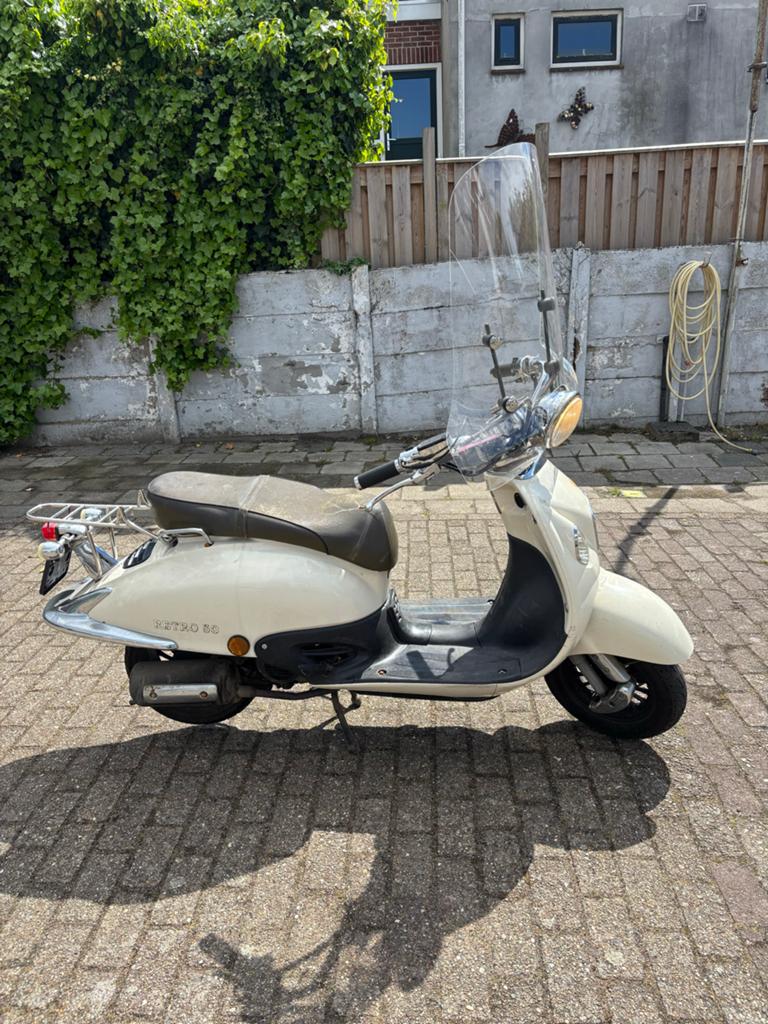 Retro Scooter, Gebruikt, Benzine, Ophalen, Overige merken