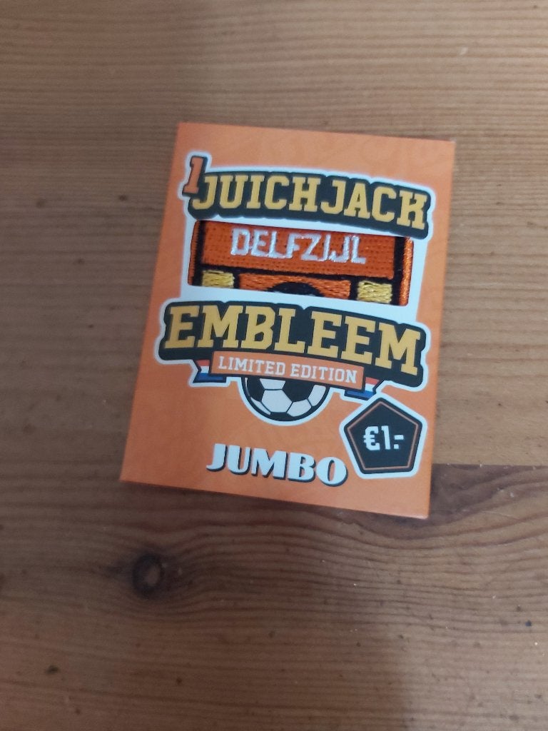 Jumbo juich juichjack embleem delfzijl, Jumbo, Ophalen of Verzenden
