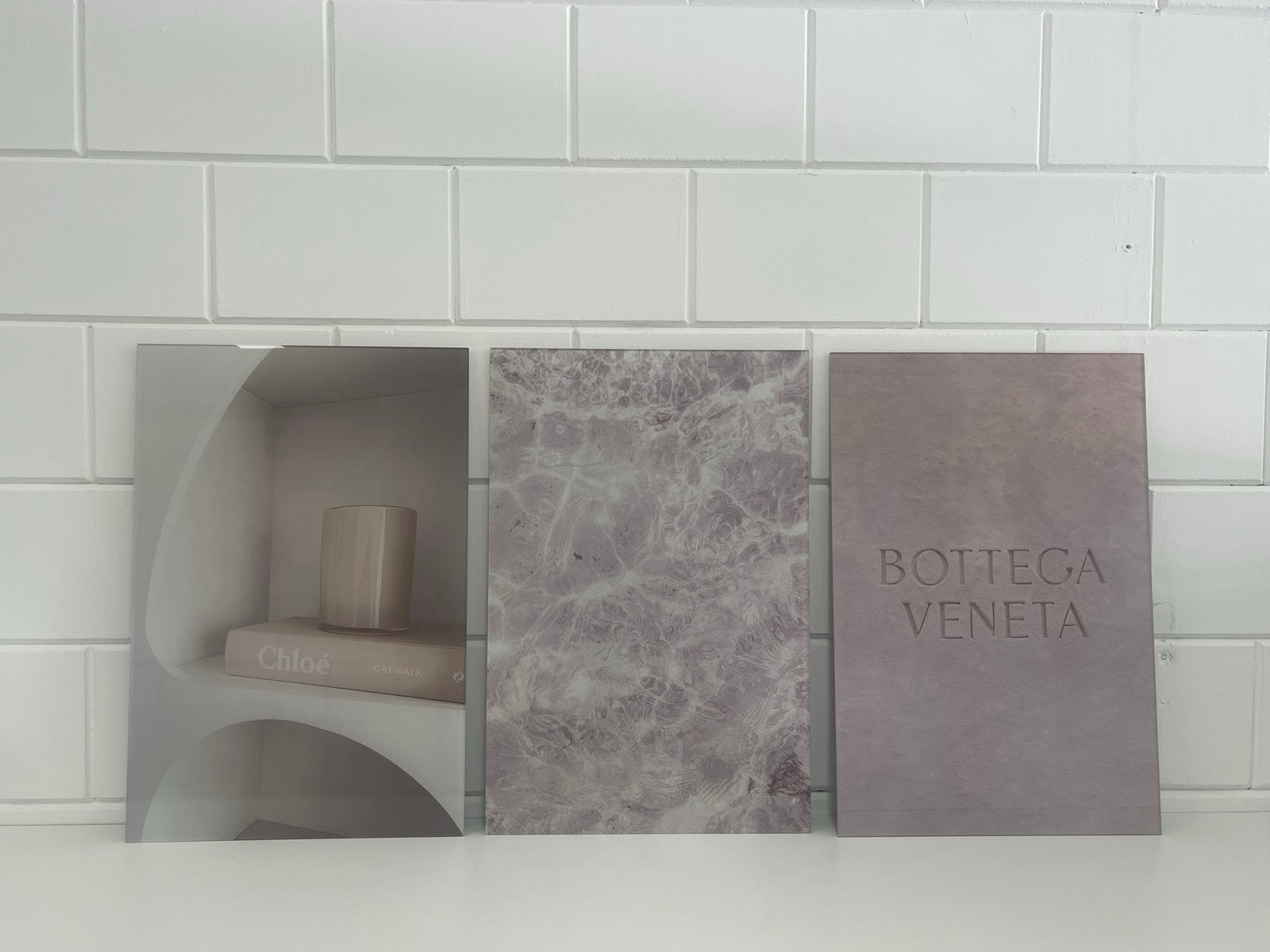 Set van 3 Plexiglas Wanddecoraties 60x40x3 cm, Ophalen of Verzenden