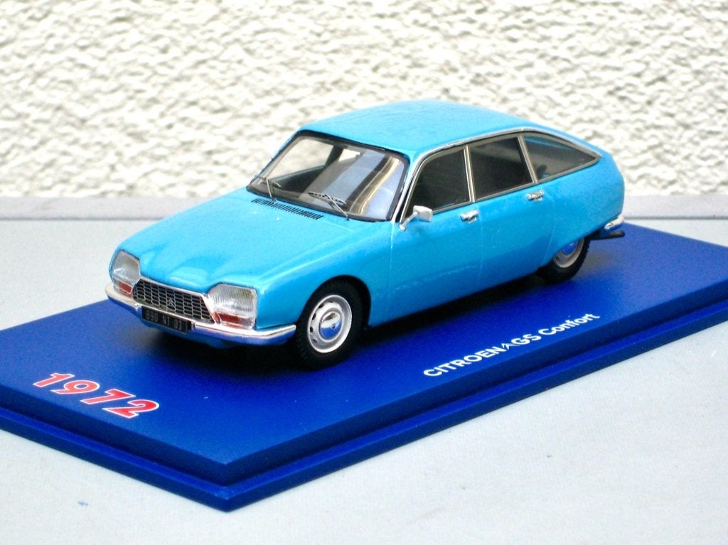 Citroen GS Comfort 1971 blauw Milezim 1:43, Ophalen of Verzenden, Nieuw, Auto, Overige merken