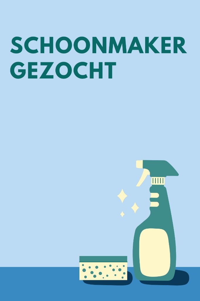 Schoonmaker gezocht, Overige niveaus, Starter, Overige vormen