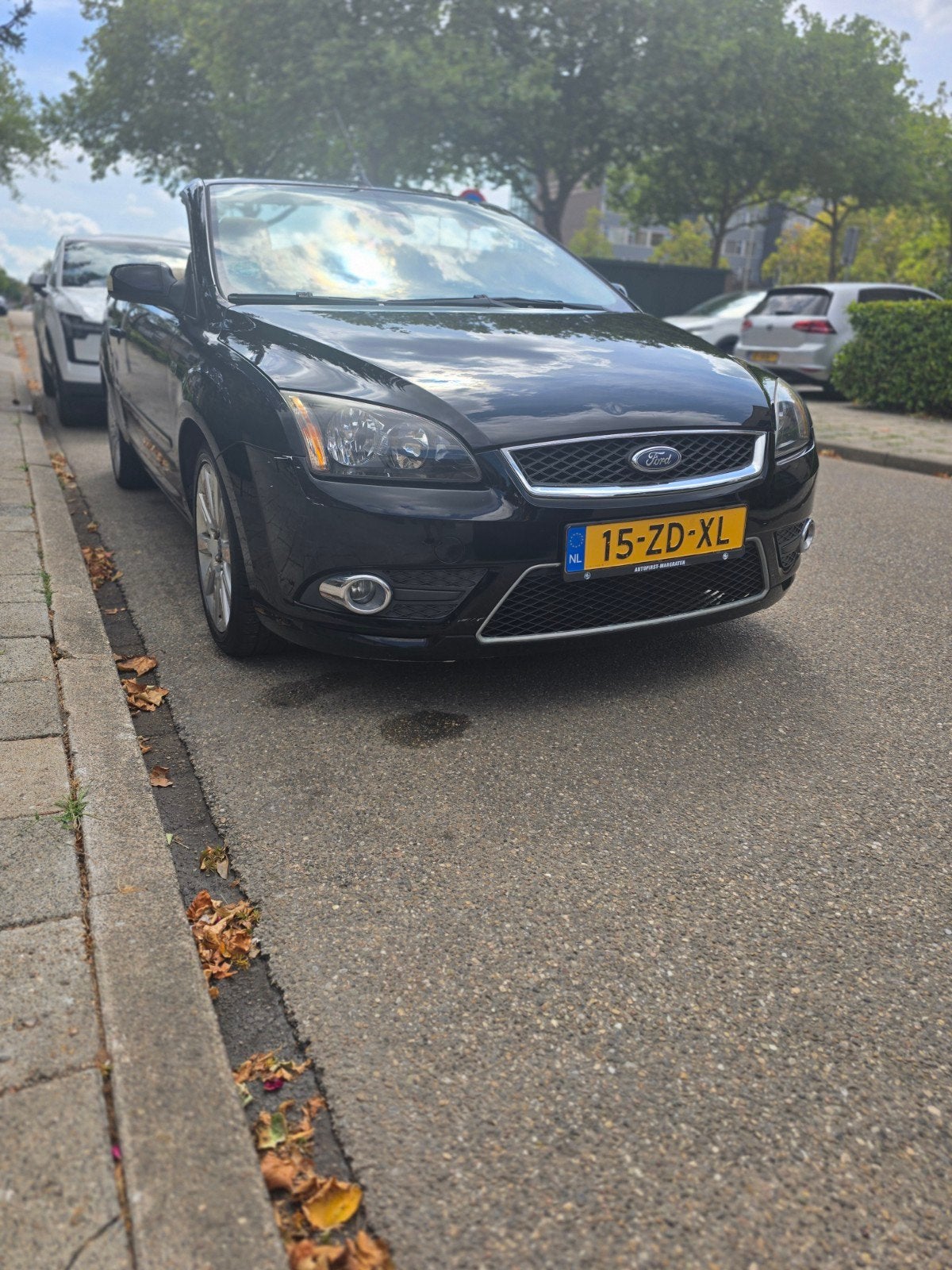 Ford Focus 1.6 74KW CC 2008 Zwart, Auto's, 1596 cc, 1373 kg, Beige, 4 cilinders
