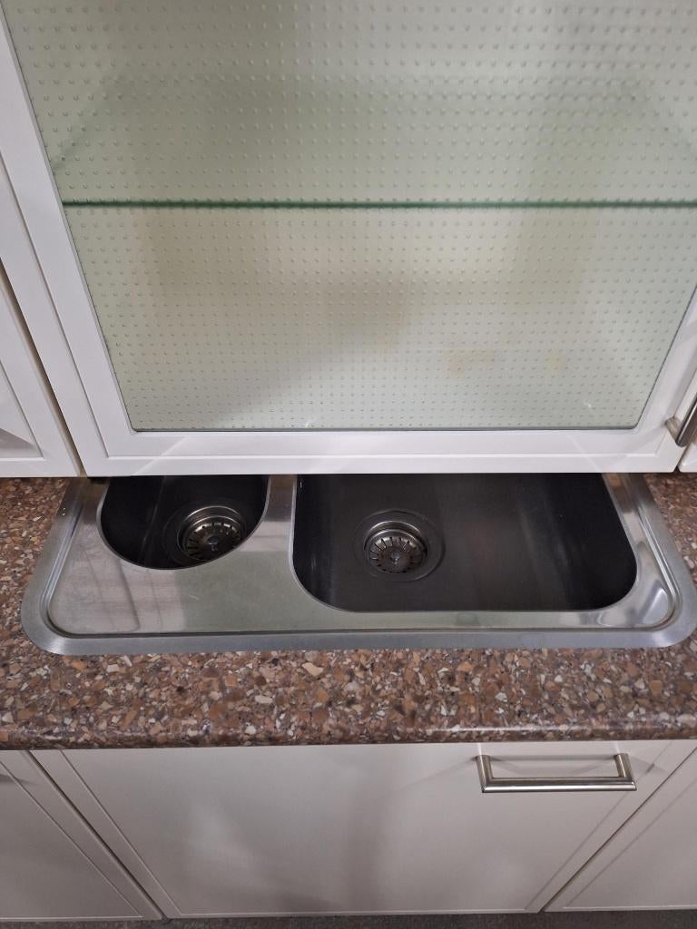 Complete keuken Compleet met APP 120Keukens op voorraad 2898, Huis en Inrichting, Ophalen of Verzenden, Zo goed als nieuw, Hoekkeuken