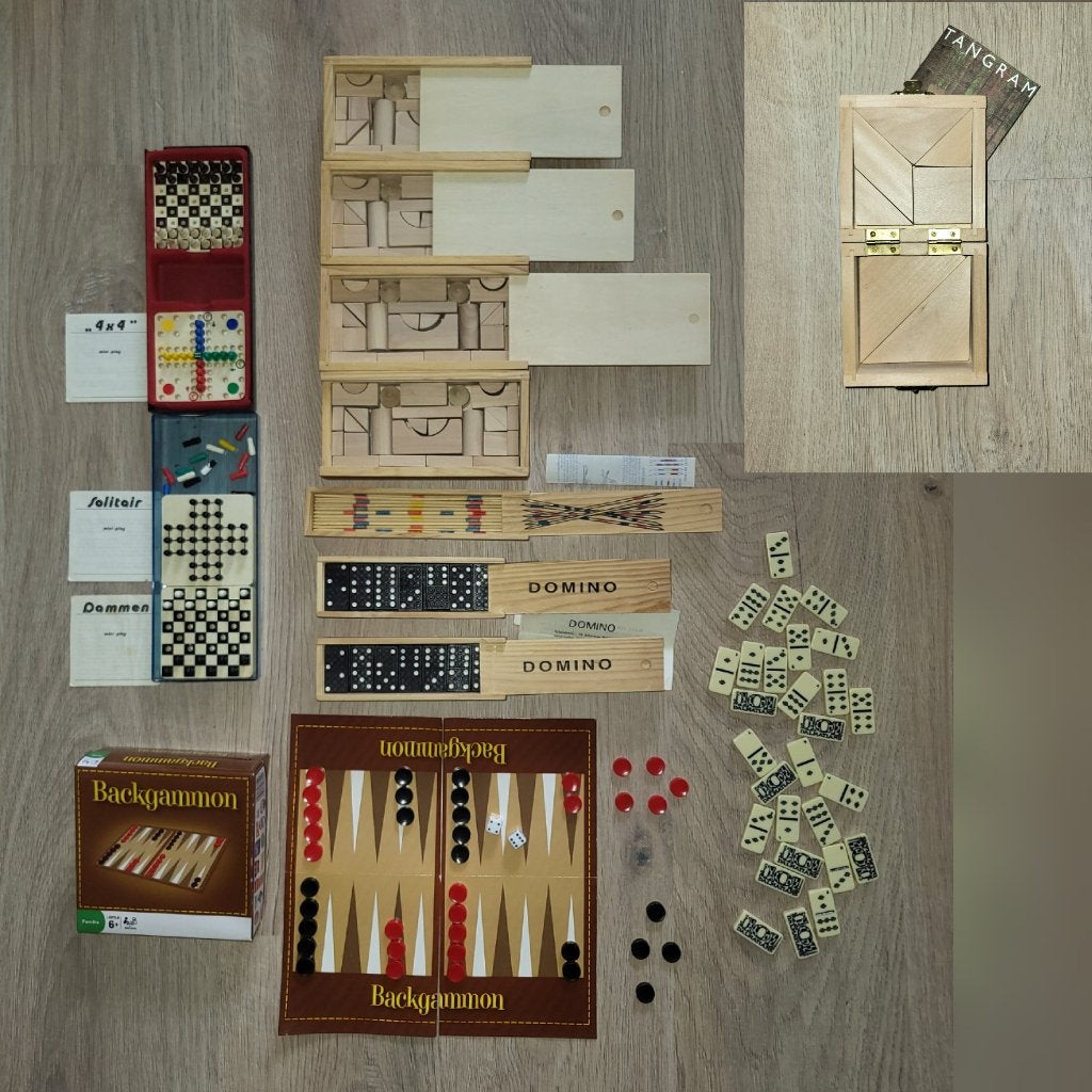 Houten spelletjes en kleine spellen, Kinderen en Baby's, Speelgoed | Educatief en Creatief, Ophalen, Puzzelen