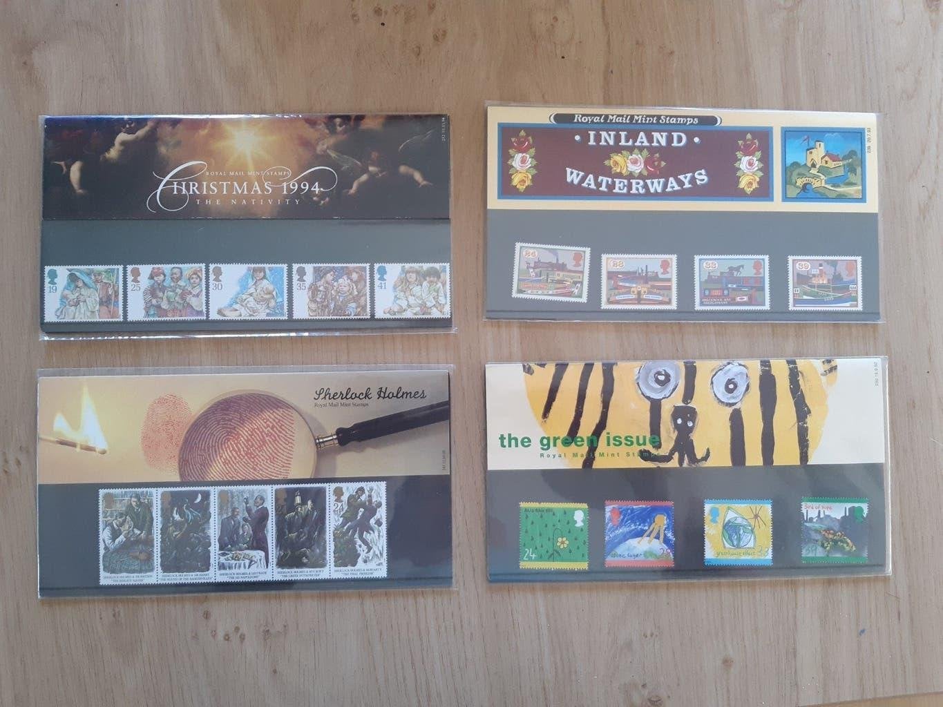 4 postzegel sets Royal Mail Mint Stamps, Postzegels en Munten, Ophalen of Verzenden, Postfris