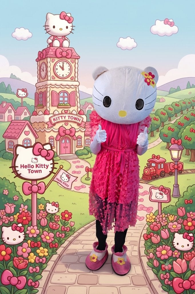 Hello Kitty Mascotte, Hobby en Vrije tijd, Ophalen of Verzenden, Zo goed als nieuw, Verjaardag