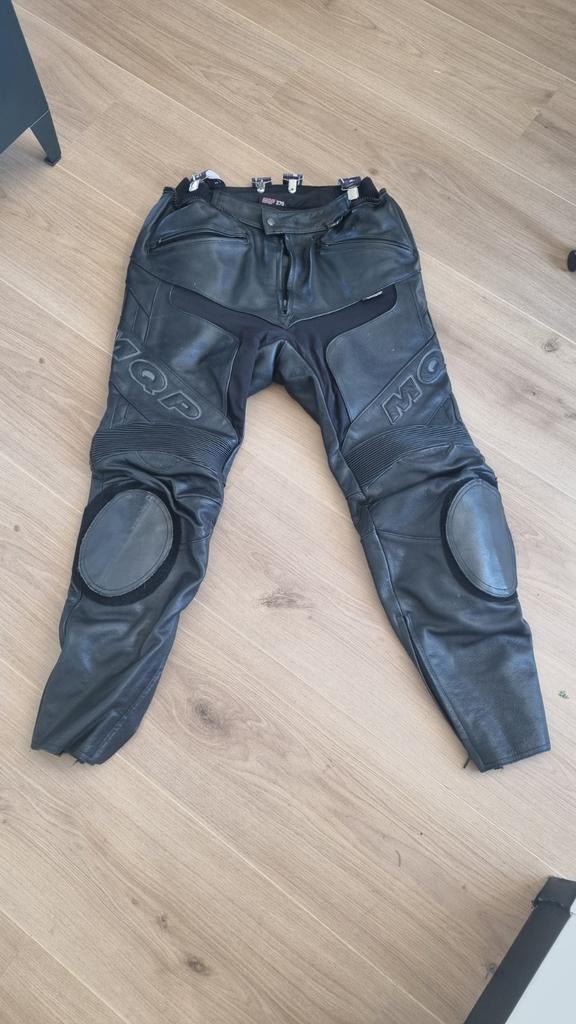 Leren motor pak maat 52, Motoren, Kleding | Motorkleding, Ophalen, Tweedehands, Combipak