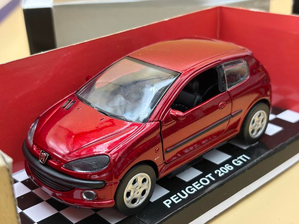 Peugeot 206 1:32 NewRay, Ophalen of Verzenden, Zo goed als nieuw, Auto
