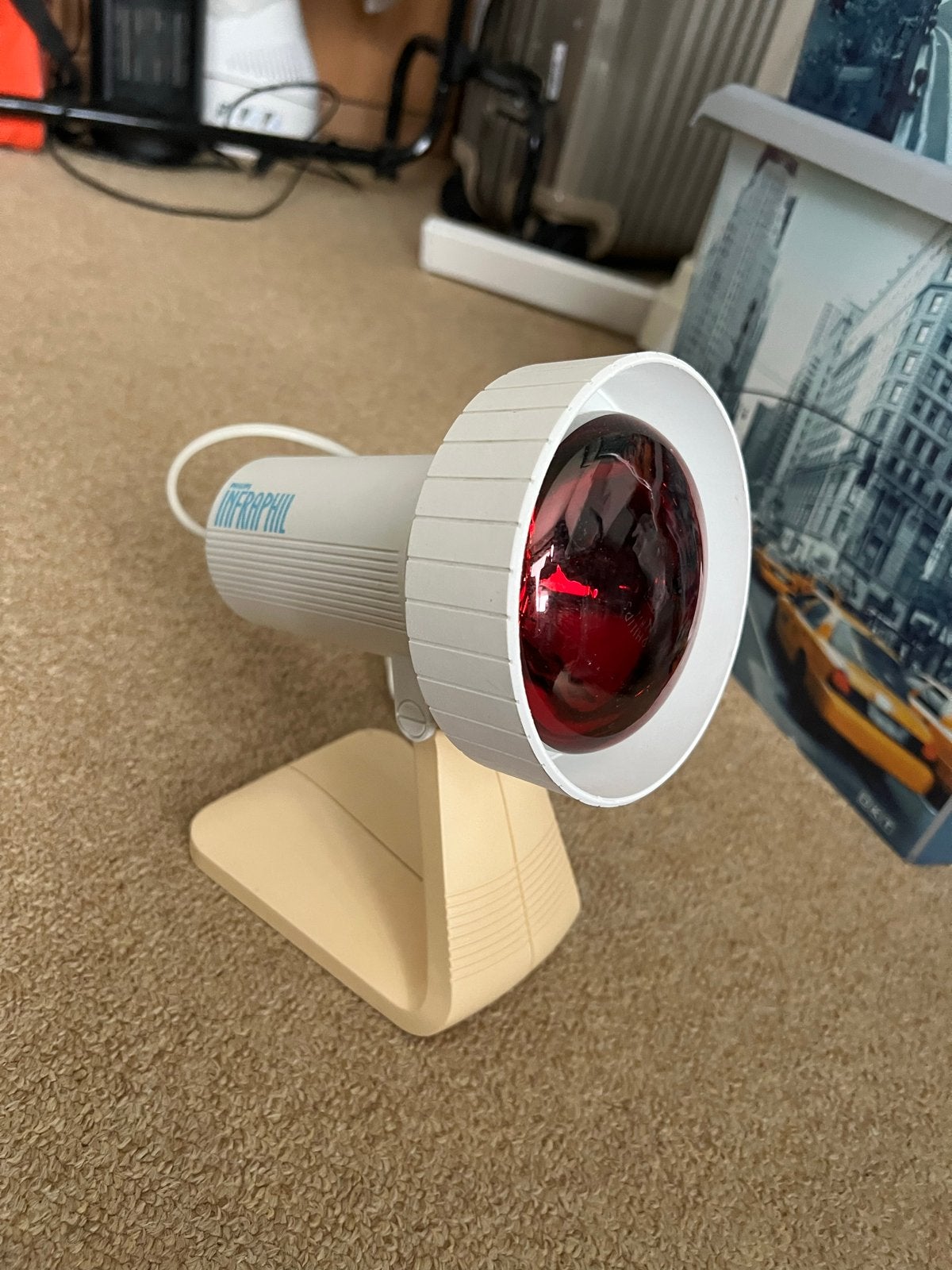 Philips Infraphil Infraroodlamp - Vintage Warmte Therapie, Witgoed en Apparatuur, Persoonlijke-verzorgingsapparatuur, Ophalen of Verzenden