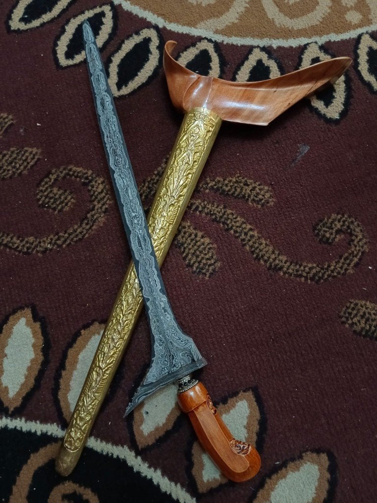 Antieke Keris Jalak Tilam Sari Melati Rinonce Trembalo SVF76, Verzenden