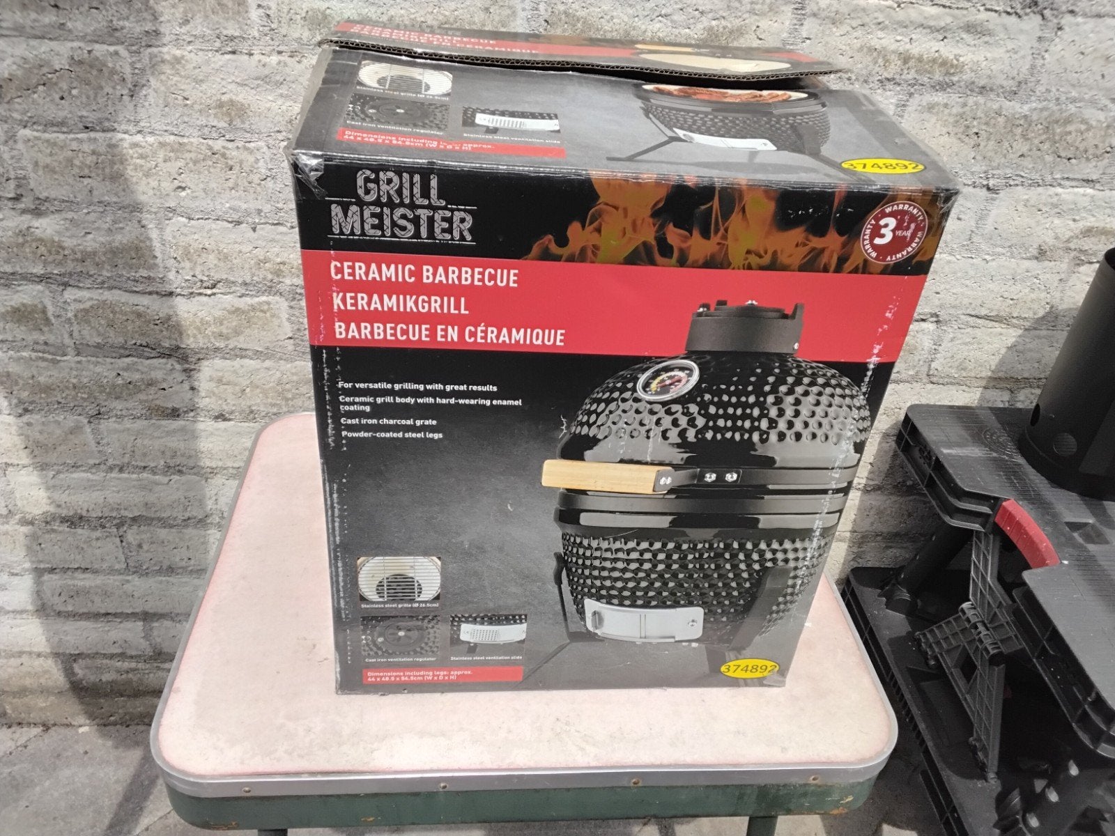 Grill Meister Keramische Barbecue - Nieuw in doos, Ophalen of Verzenden, Nieuw, Grill Meister