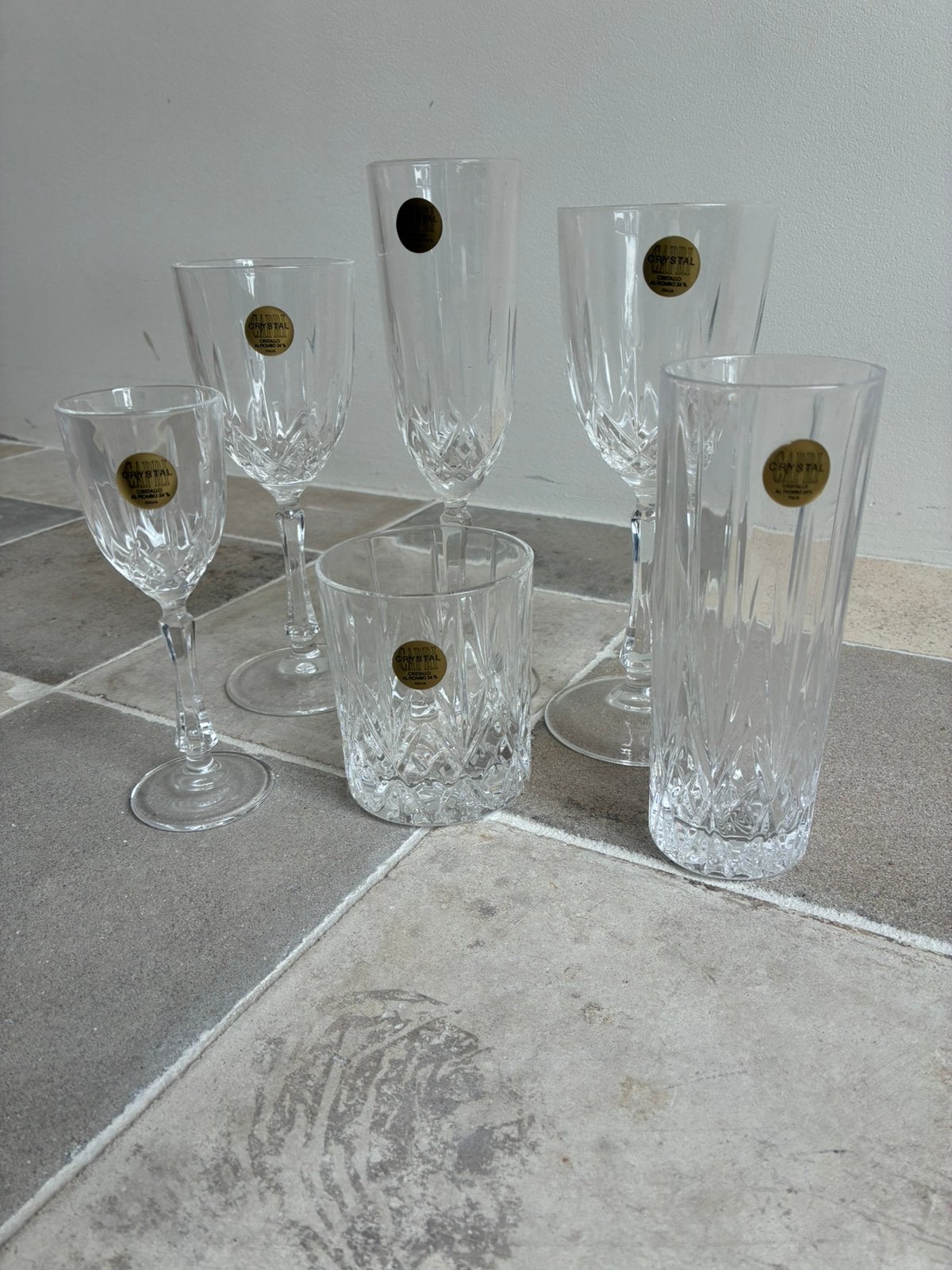 Vintage Capri Crystal glazen Crystal d’arque, Ophalen