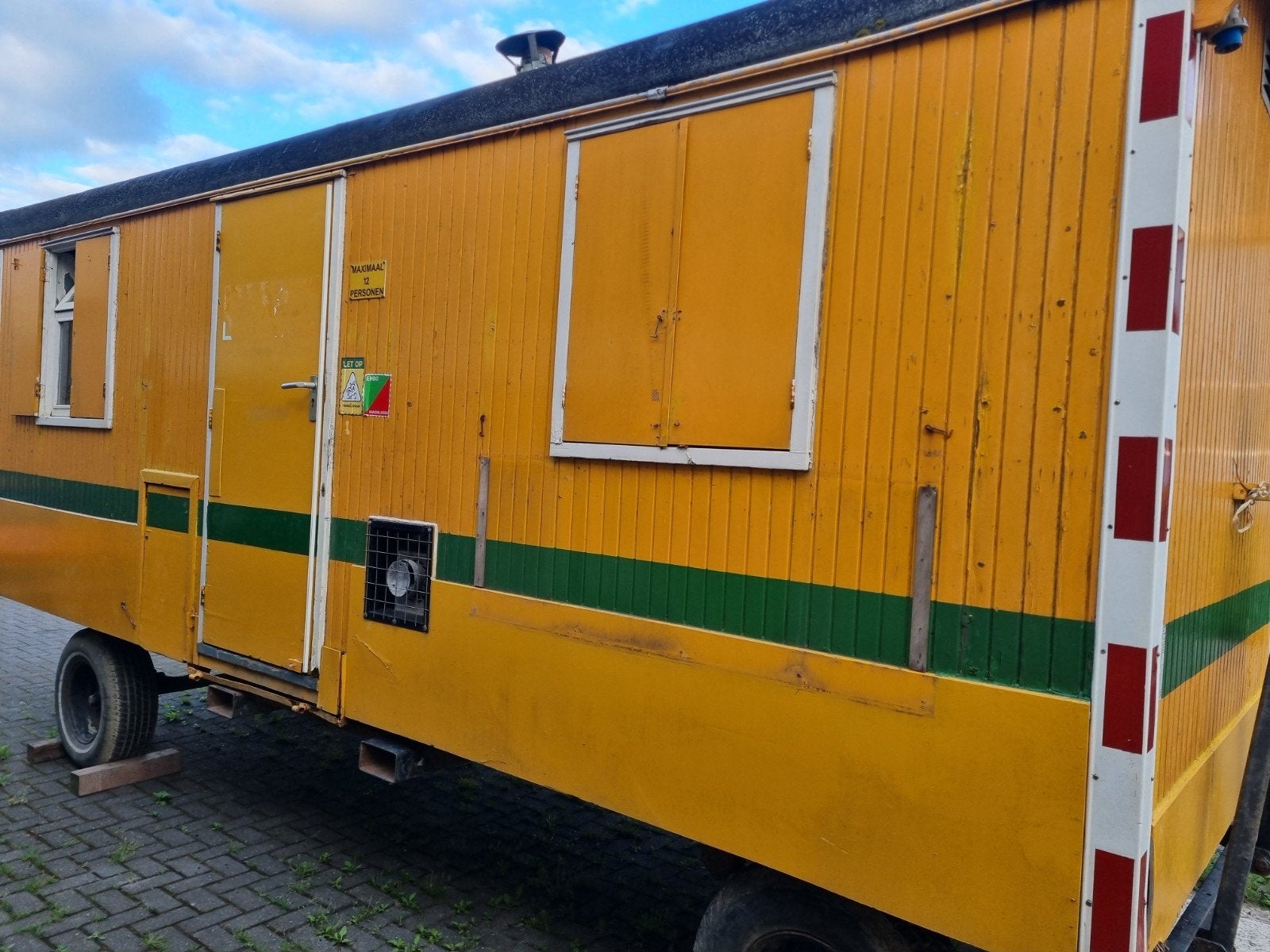 pipowagen 6 mtr, Ophalen, Gebruikt